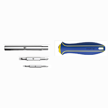 TWO COLOR HANDLE 5 IN 1 SCREWDRIVER SET ZL.201430074382.3